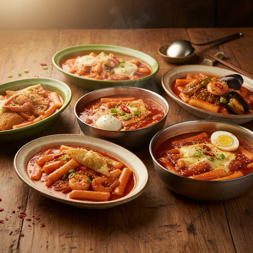 떡볶이접시 - 다양한 소재의 떡볶이 접시 비교