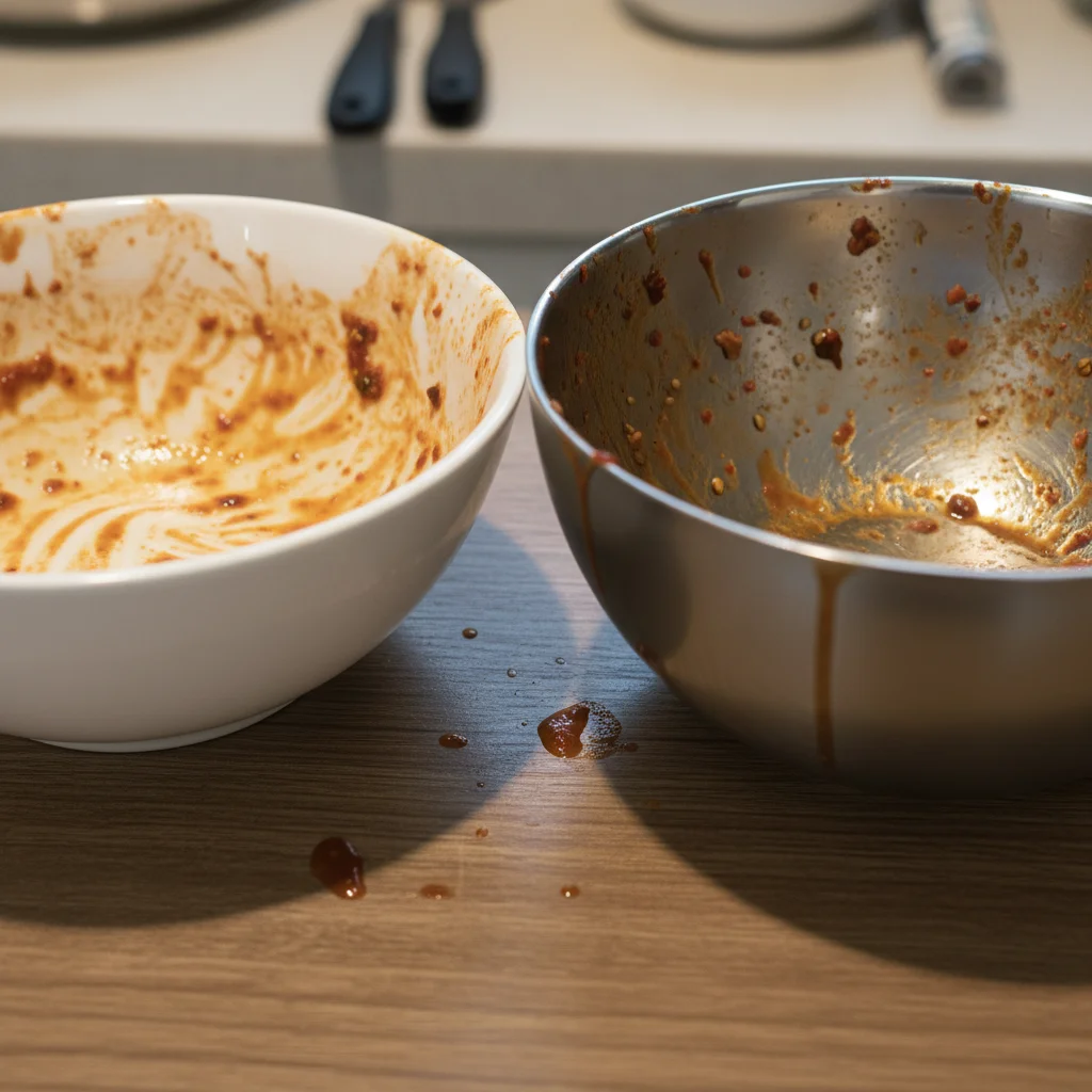 도자기 vs 스테인리스 비교