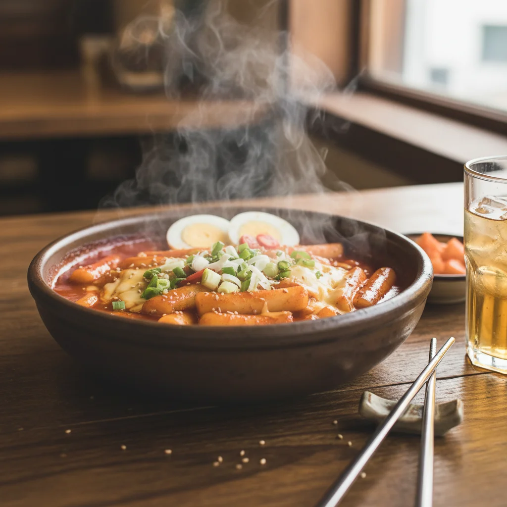 맛있는 떡볶이 한 상