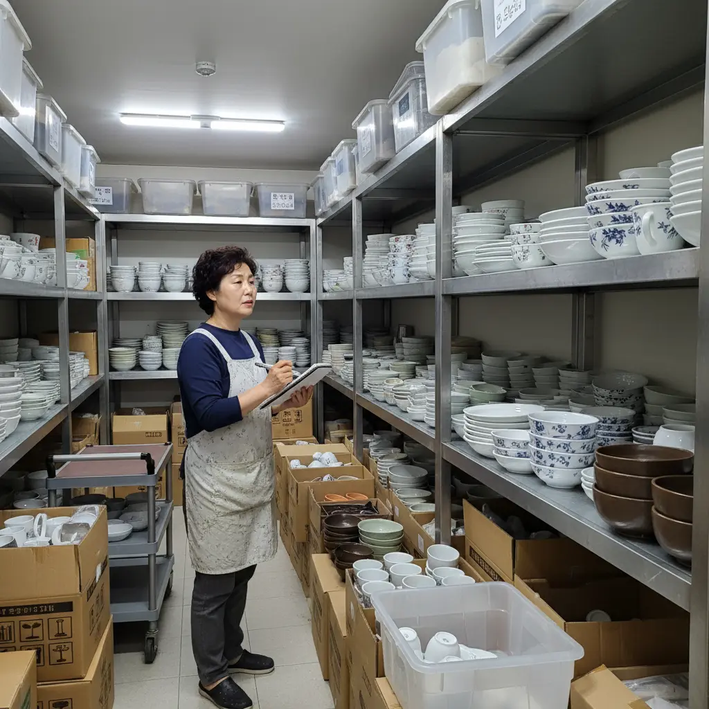 분식그릇 - 재고 확보의 중요성