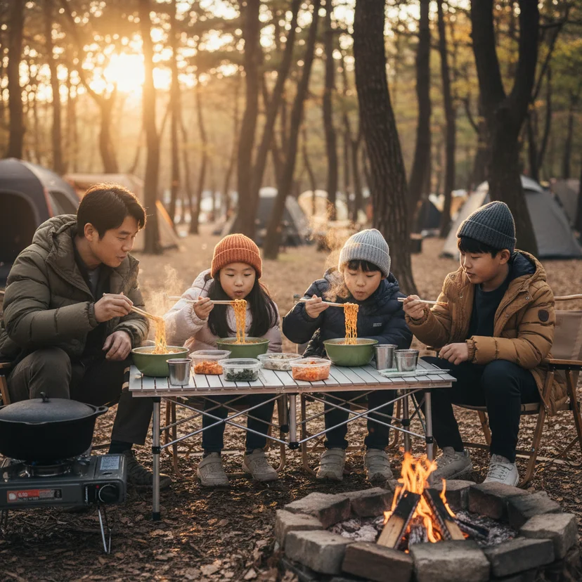 캠핑용 활용 예시