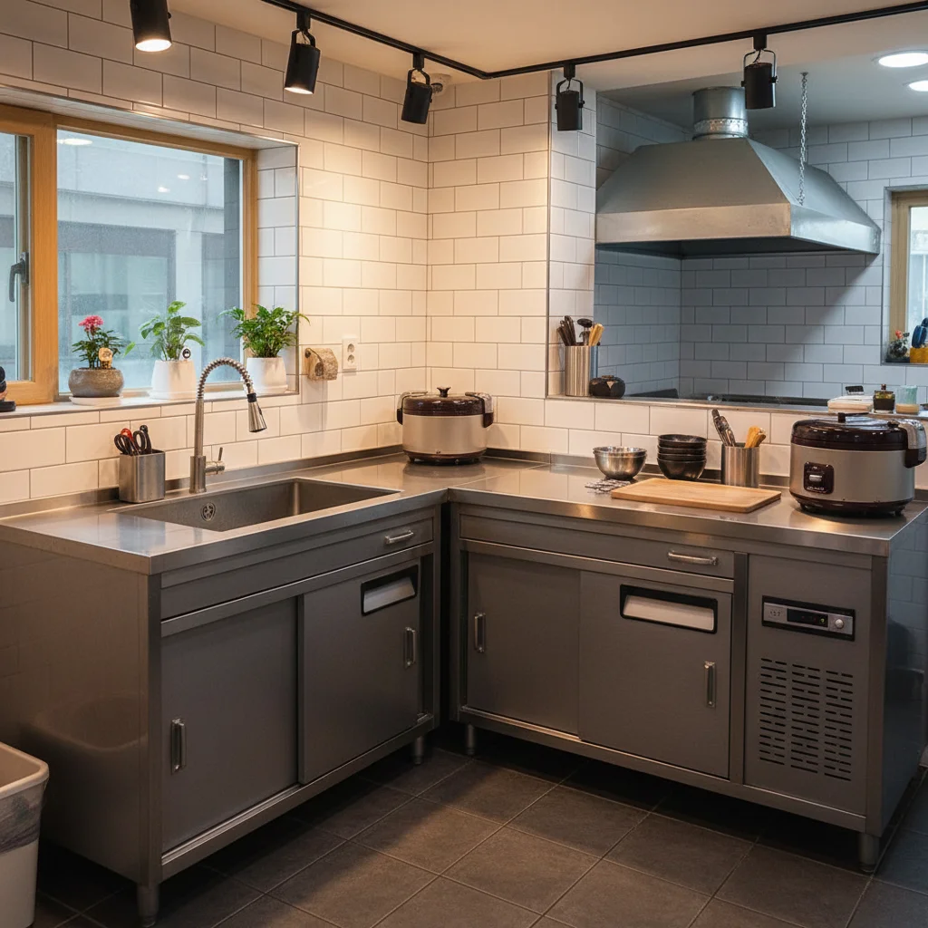 부산업소용주방기기 - 좁은 주방 맞춤 제작