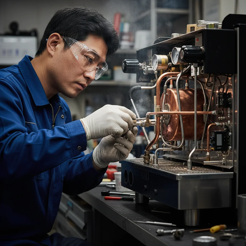 커피머신중고매입 - 내부 관리 상태 점검