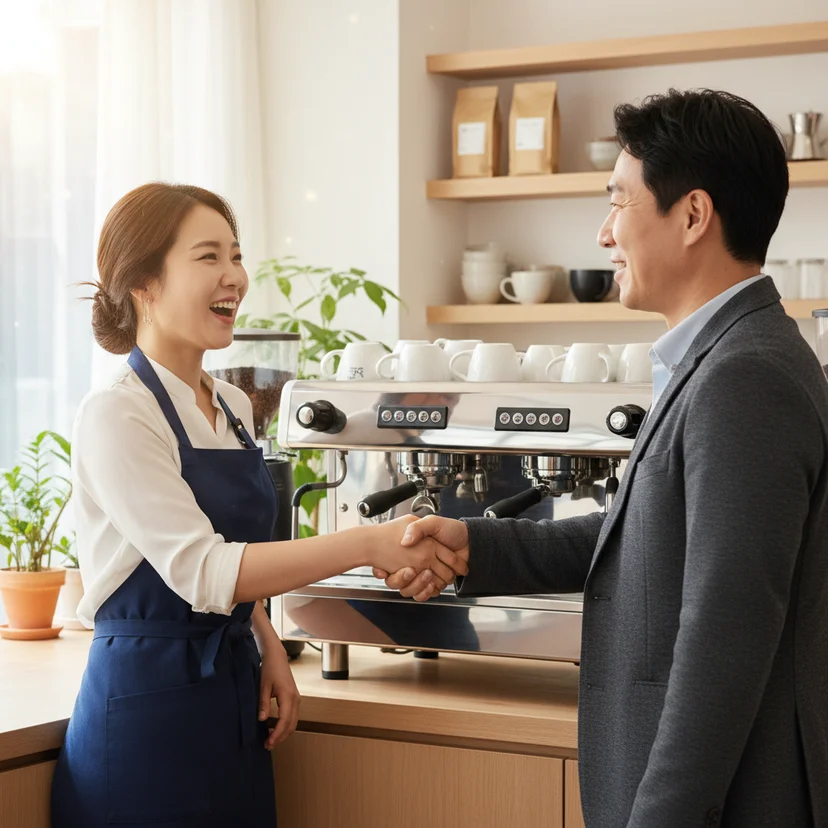커피머신중고매입 - 성공적인 매입 거래