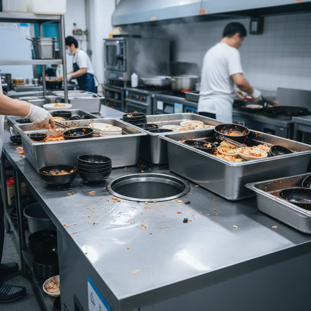 잔반처리대 - 주방 효율의 핵심