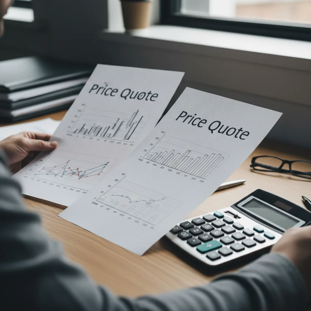 견적서 세부 비교