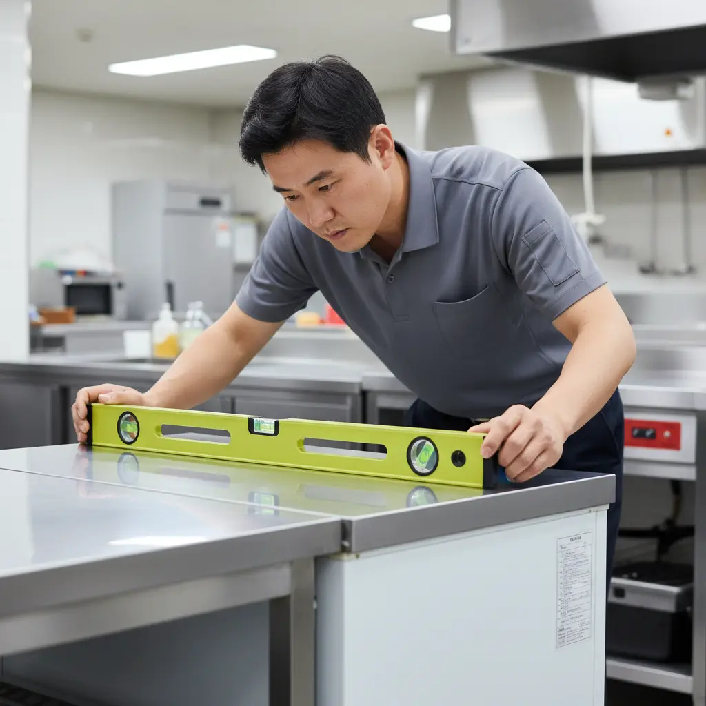 중고테이블냉장고 - 수평 맞추기 중요