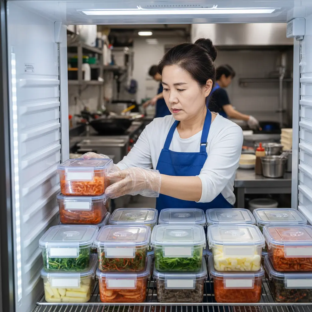 유니크업소용냉장고 - 간냉식은 밀폐용기 필수