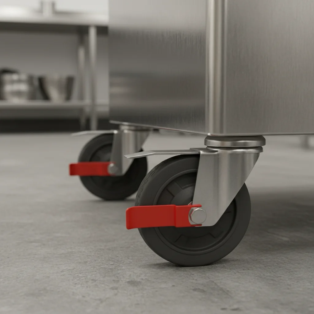 브레이크 달린 우레탄 바퀴