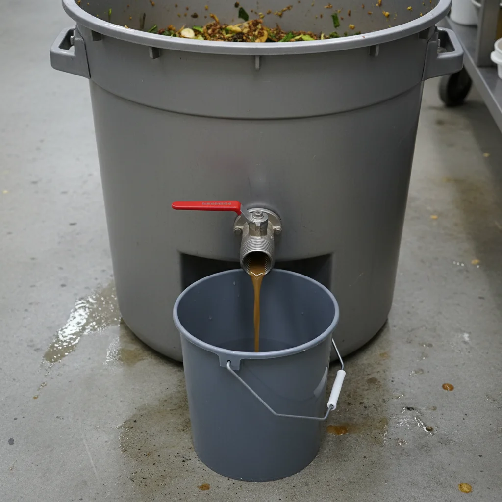 적절한 배수 밸브 높이