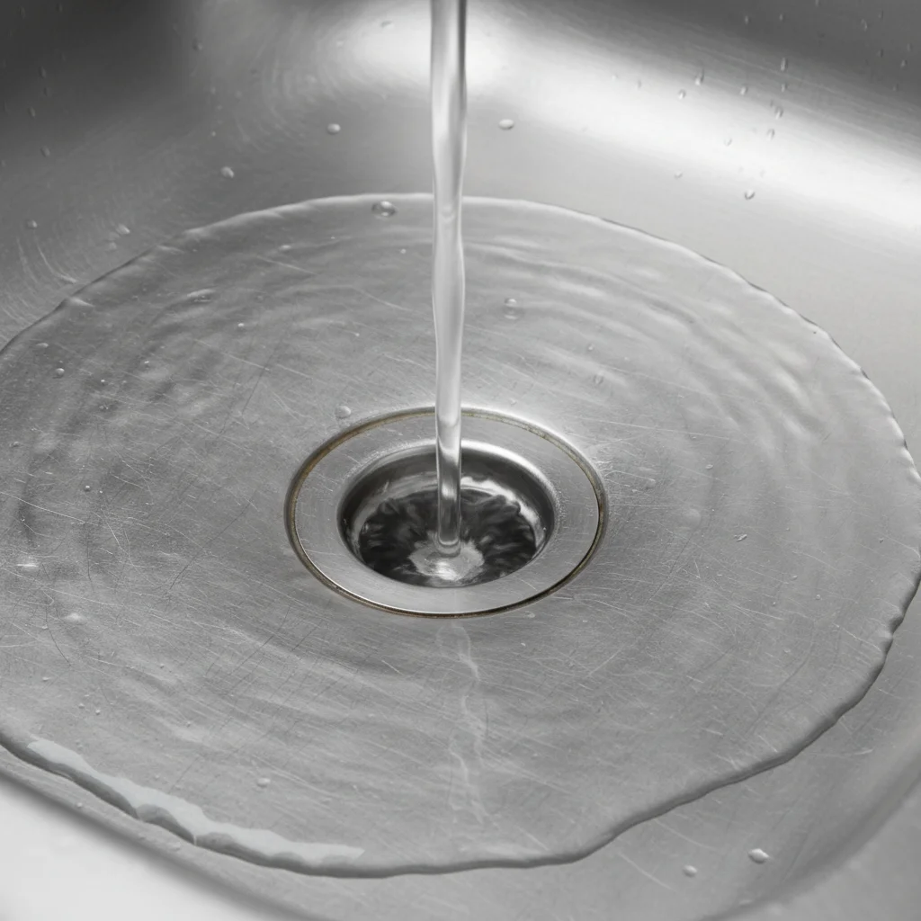 물 고임 없는 경사 설계