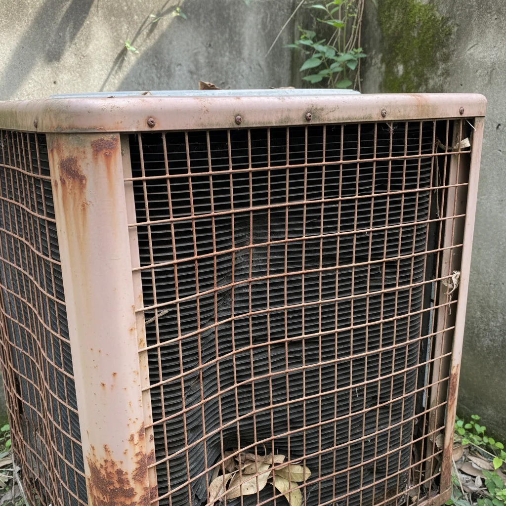 에어컨 실외기 상태 확인