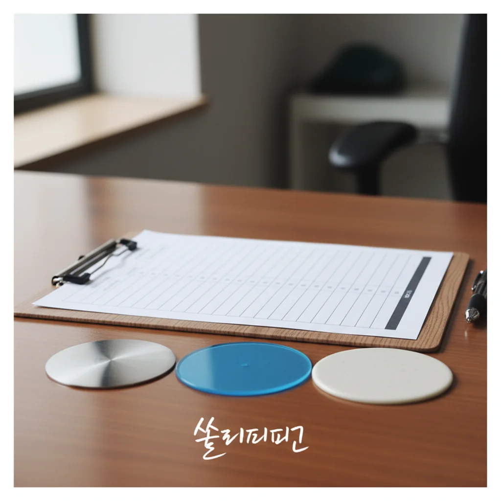 소재 선택 체크리스트