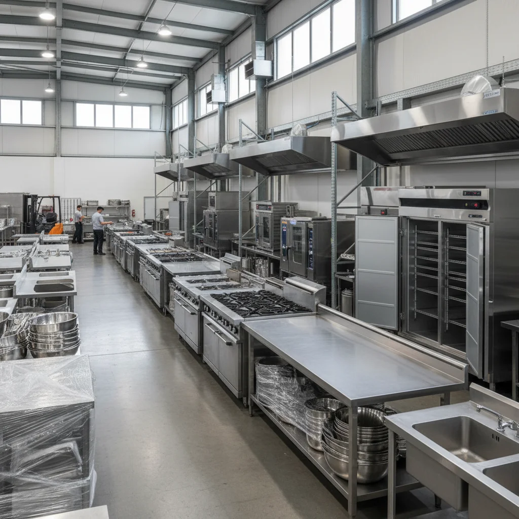 단체급식주방기기 - 작업대는 중고도 충분