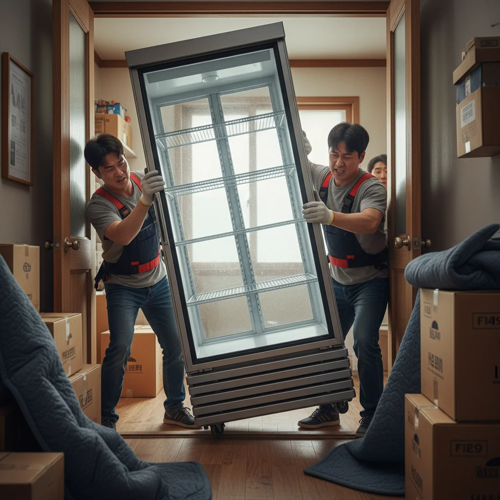 쇼케이스중고매입 - 반출 경로 미리 확인