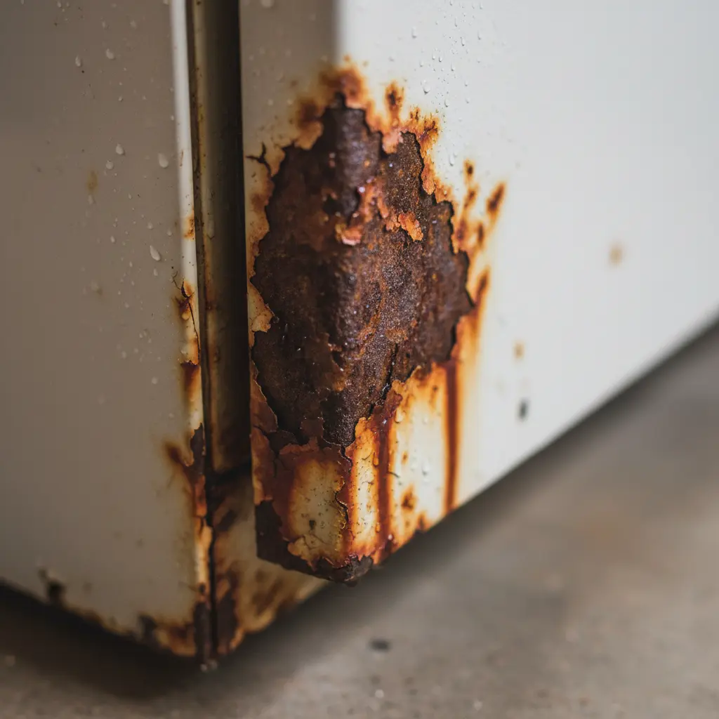 부산중고냉동고 - 내부 부식 주의