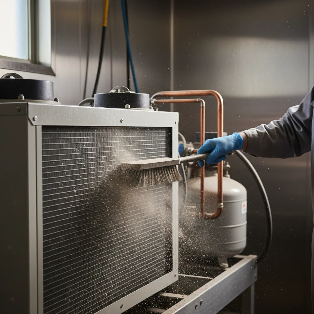 쇼케이스매입 - 기계실 먼지 제거는 필수