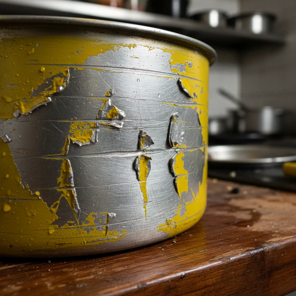 양은냄비 - 교체가 필요한 상태