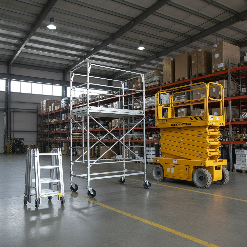 이동식작업대 - 작업대 종류별 크기 비교