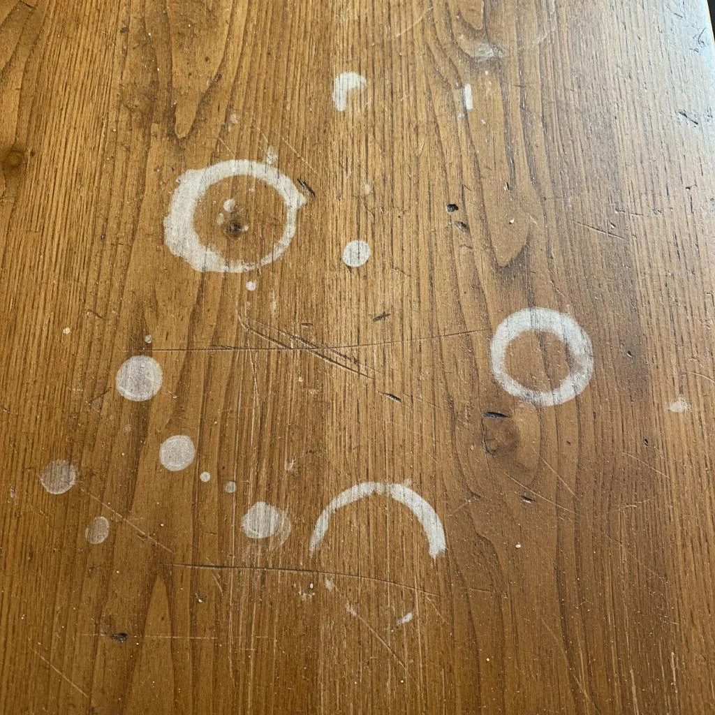 중고식당테이블 - 원목 물자국 주의