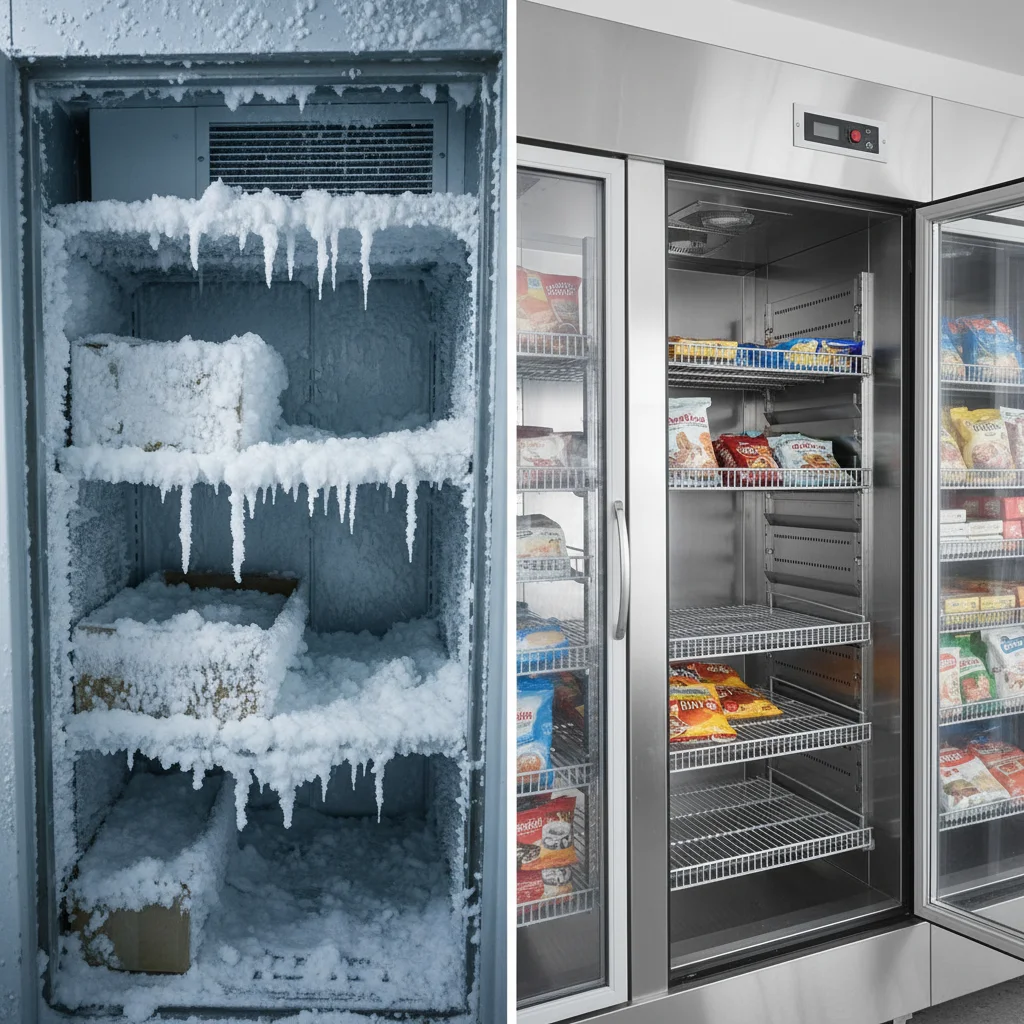 주방냉동고 - 직냉식 성에 vs 간냉식 깔끔함