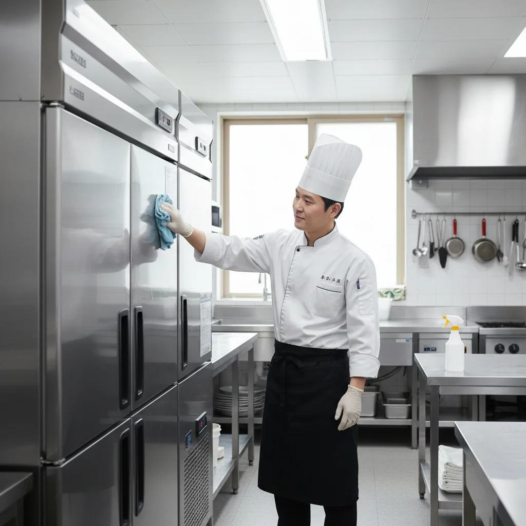 주방냉동고 - 위생적인 스테인리스 주방 관리