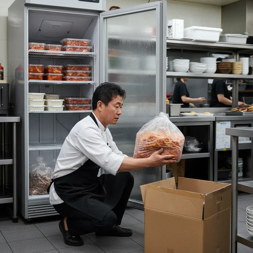 주방냉동고 - 공간 활용 높이는 선반 조절