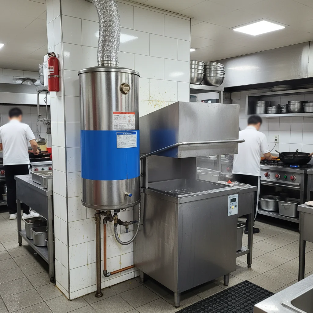 식기세척기업소용 - 온수기 연결의 중요성