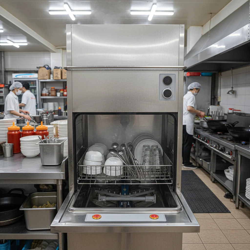 식기세척기업소용 - 도어 타입 세척기 구조