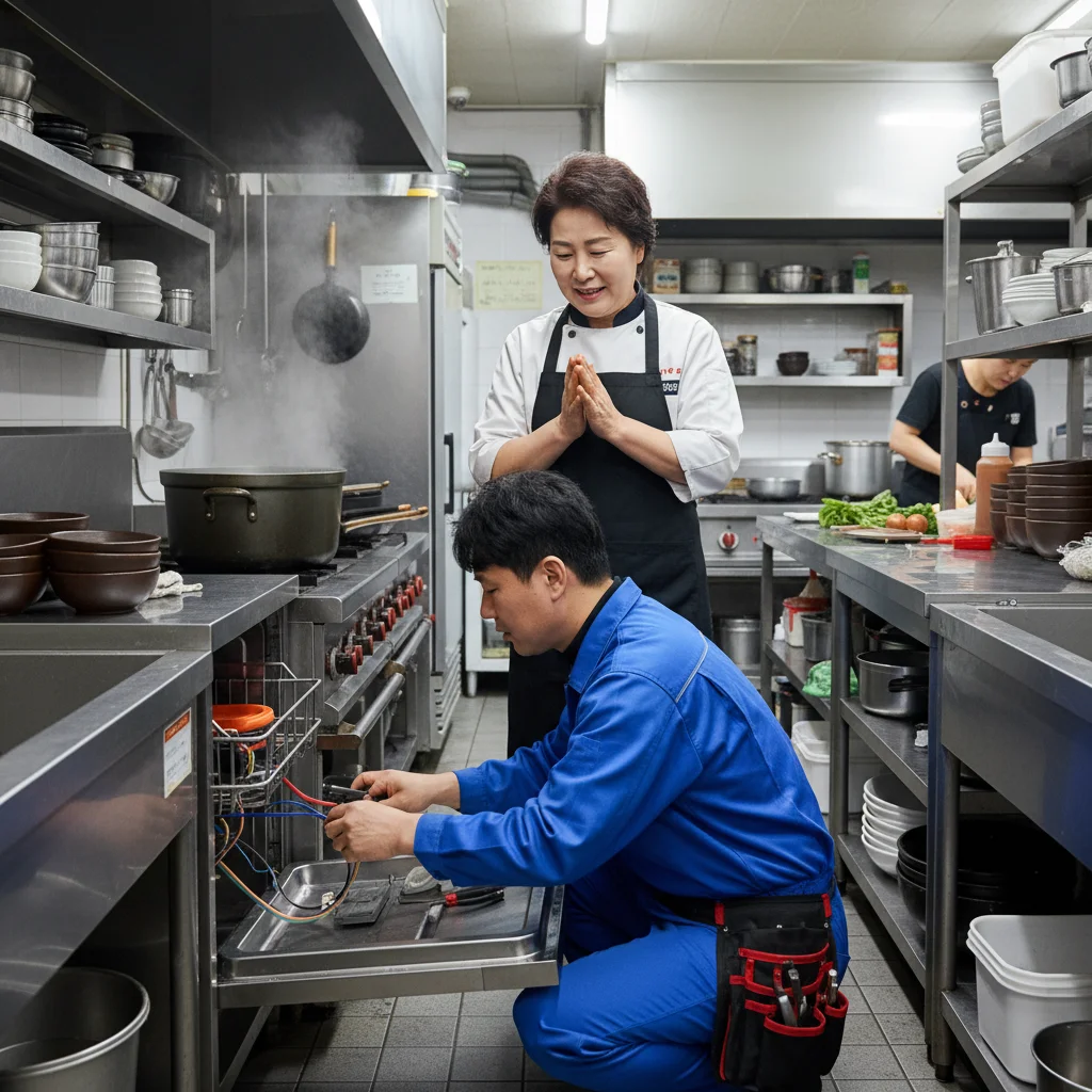 식기세척기업소용 - 신속한 A/S 중요성