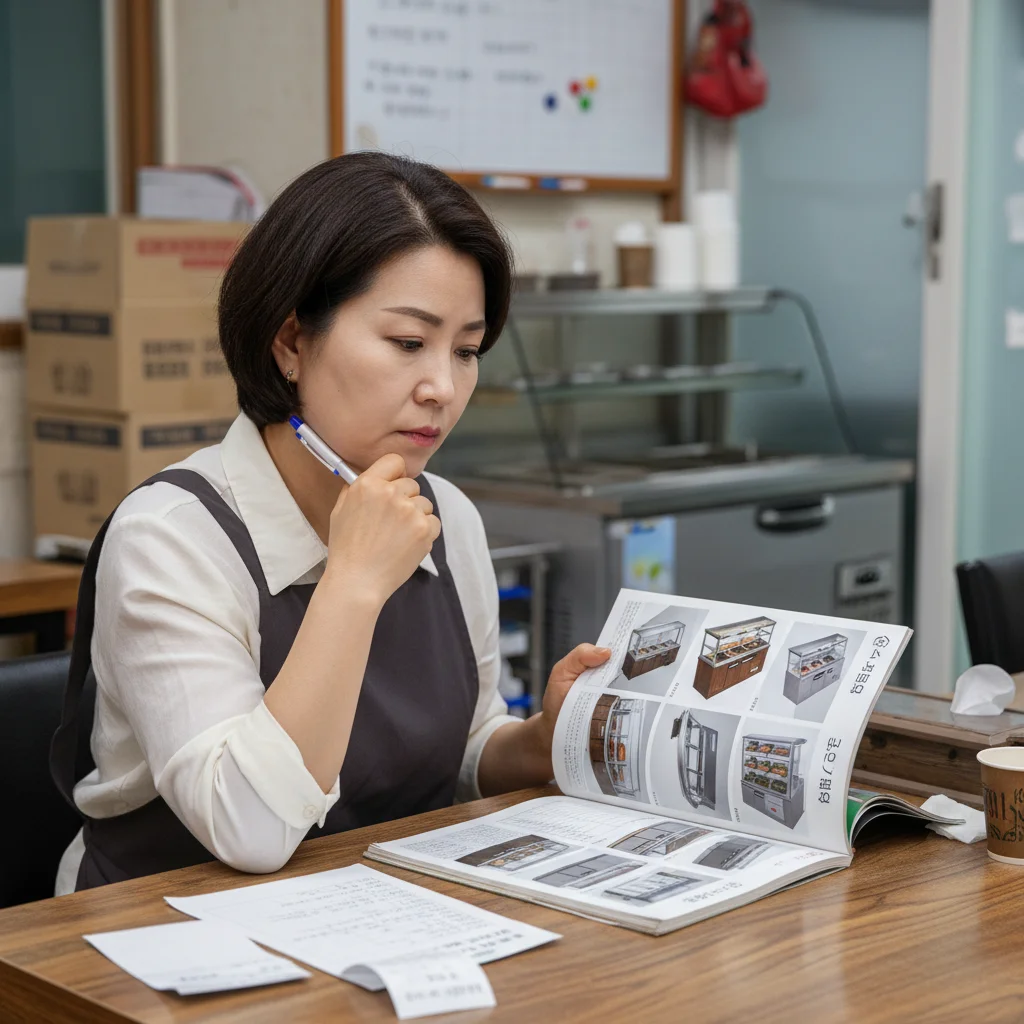 식당배식대 - 신품 vs 중고 선택