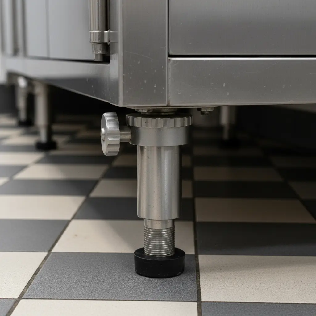 식당배식대 - 수평 조절 기능