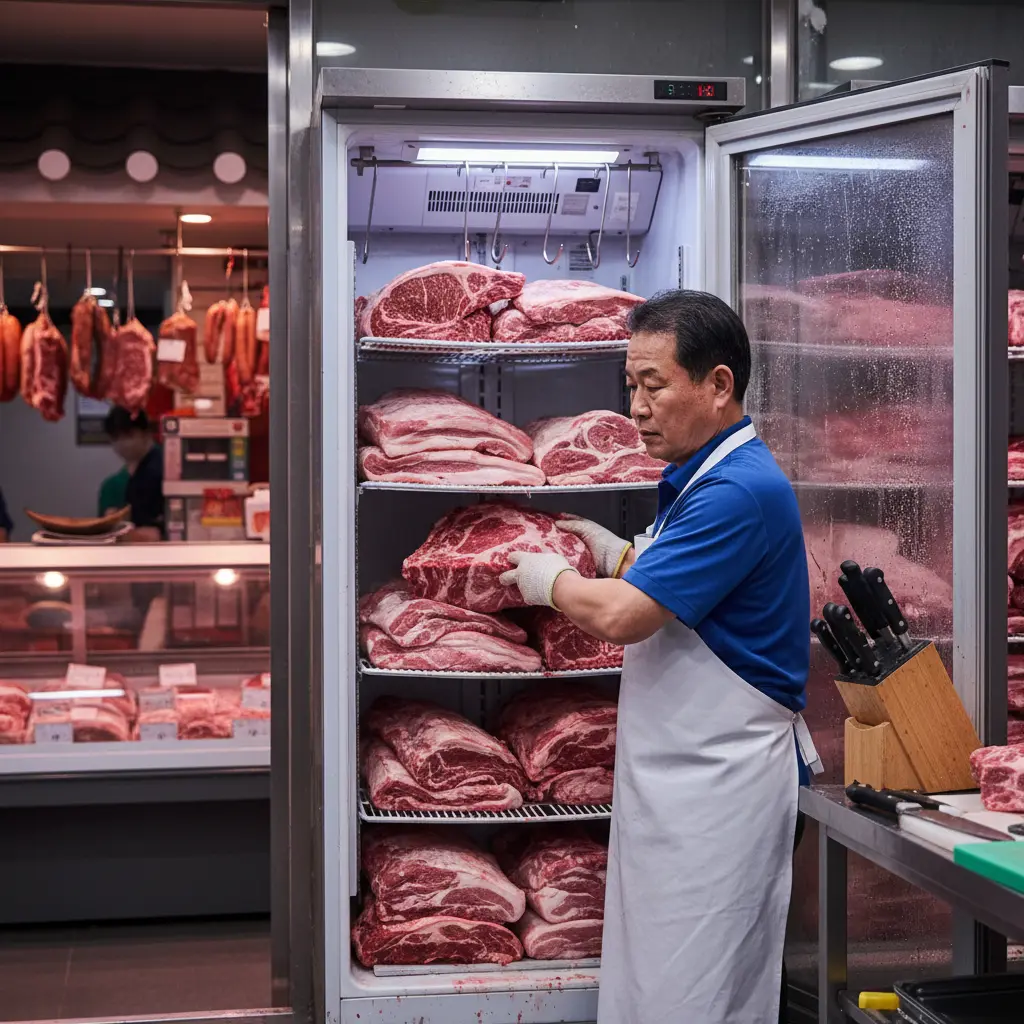 부산냉장고 - 정육점 냉장고 정리