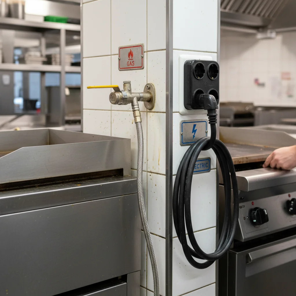업소용그리들 - 가스 vs 전기 설치 환경