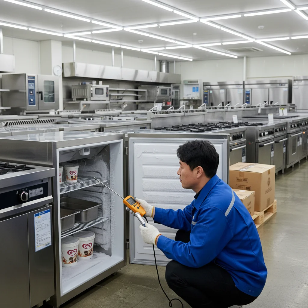 부산중고주방기기 - 온도 떨어지는 속도 체크