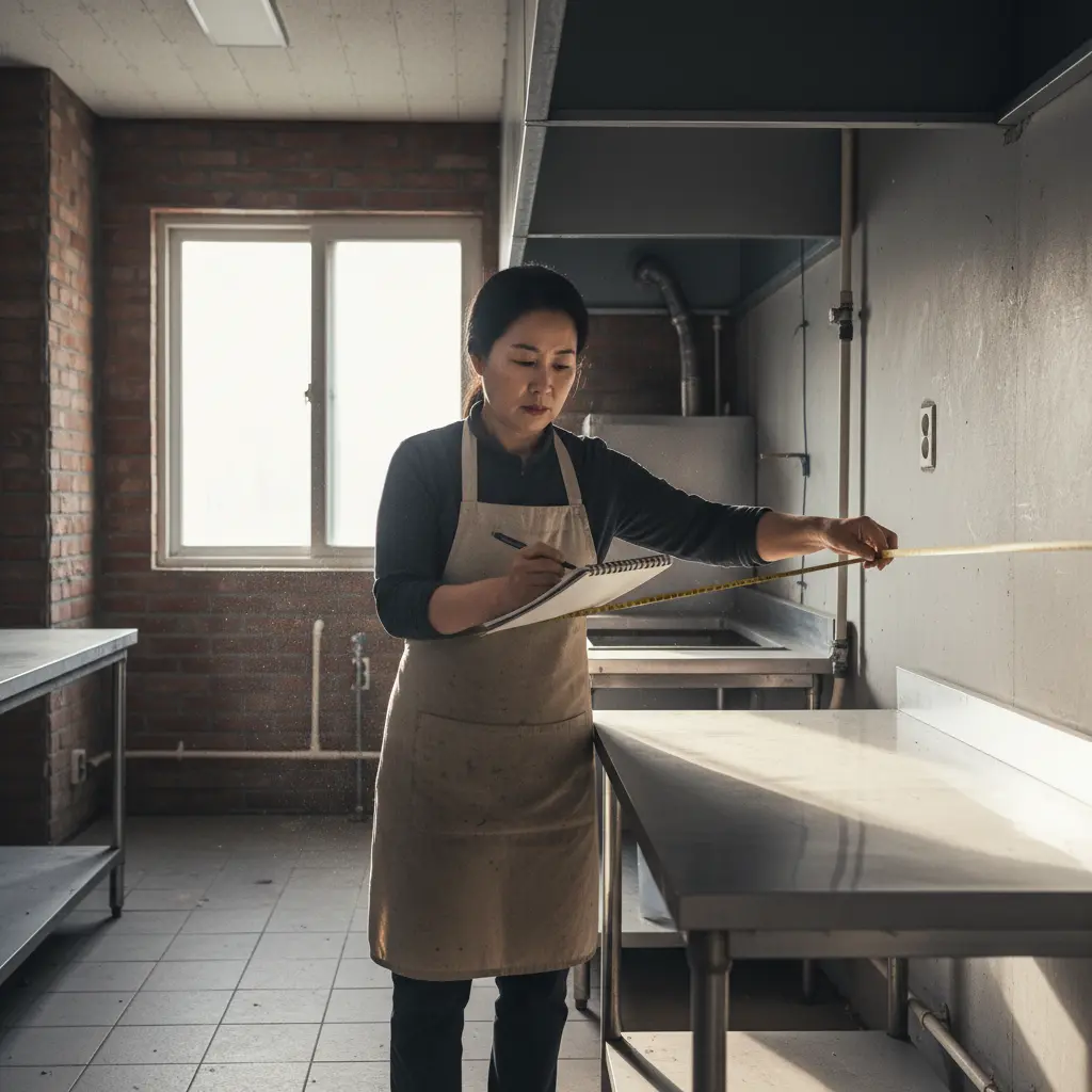 부산중고주방기기 - 주방 공간 실측 필수