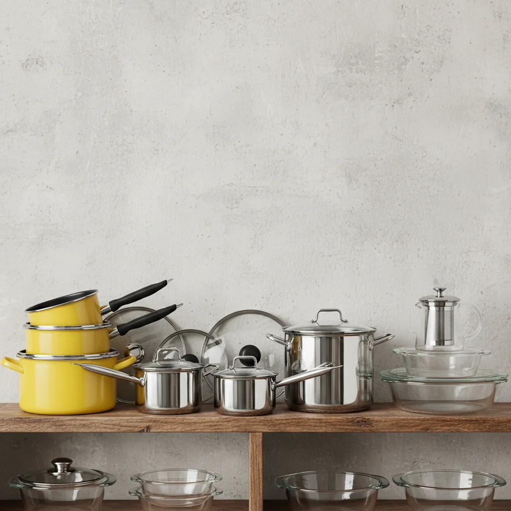 다양한 냄비 종류 비교