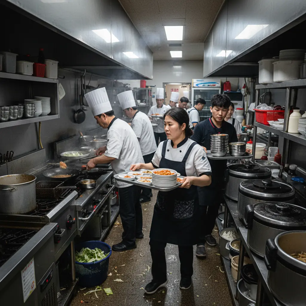 멜라민접시 - 식당에서 쓰이는 멜라민
