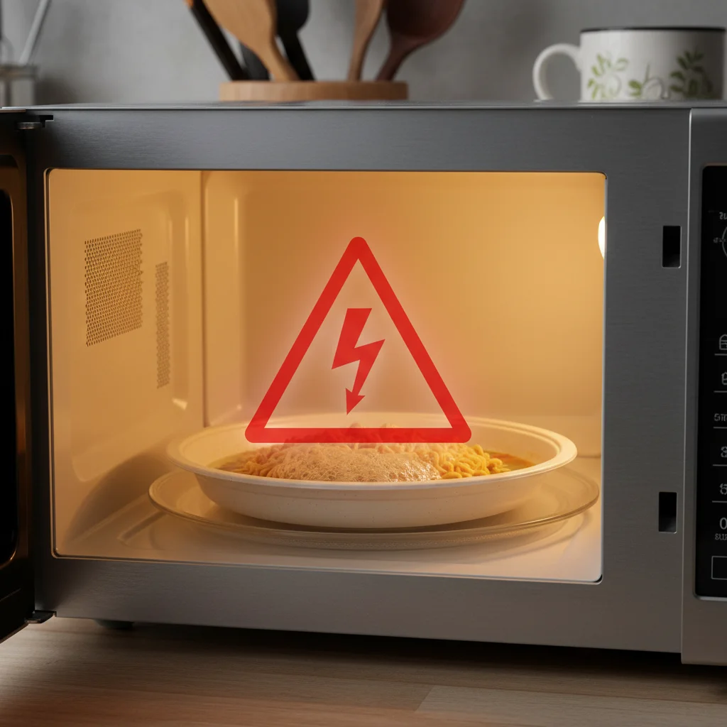 멜라민접시 - 전자레인지 사용 금지