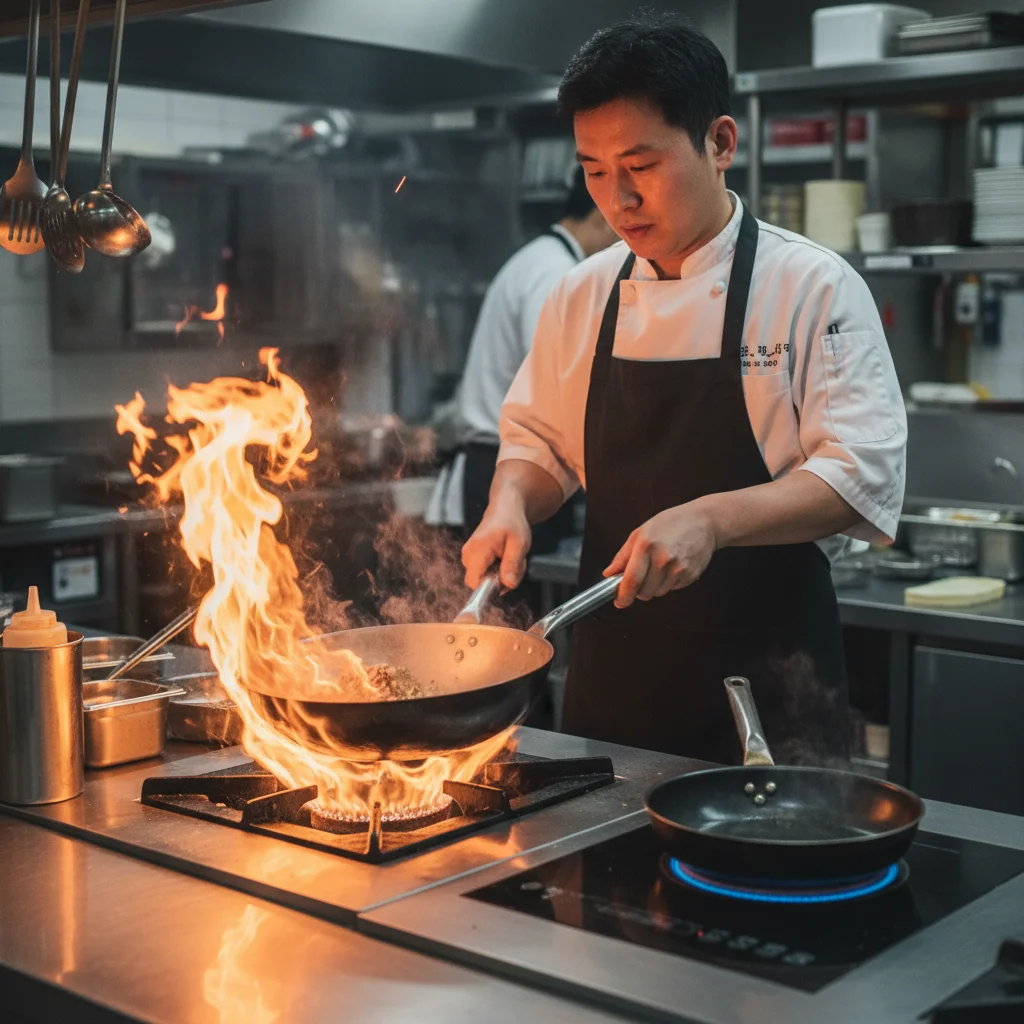 불맛엔 역시 가스 화력