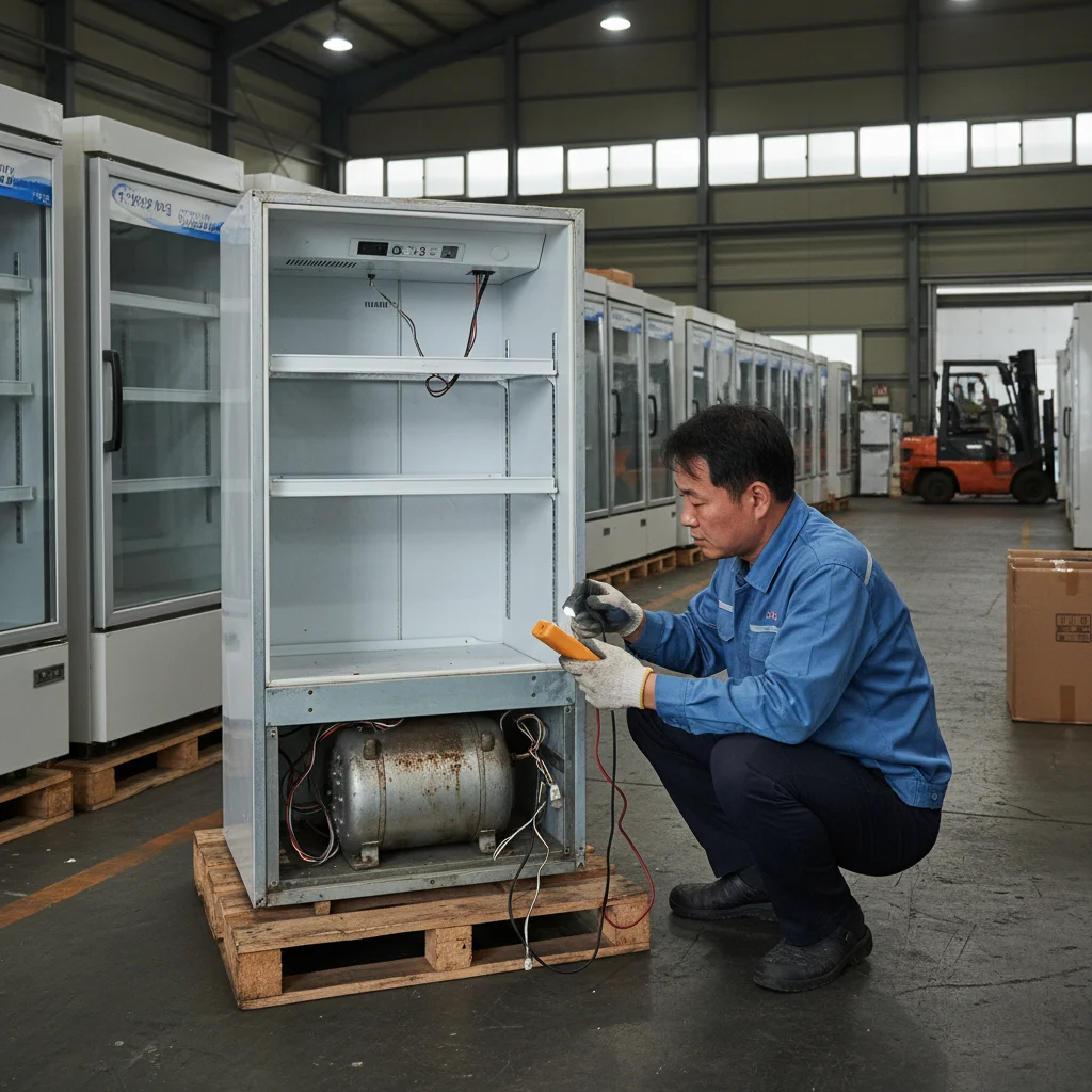 부산냉장쇼케이스 - 중고 구매 시 컴프레셔 확인 필수