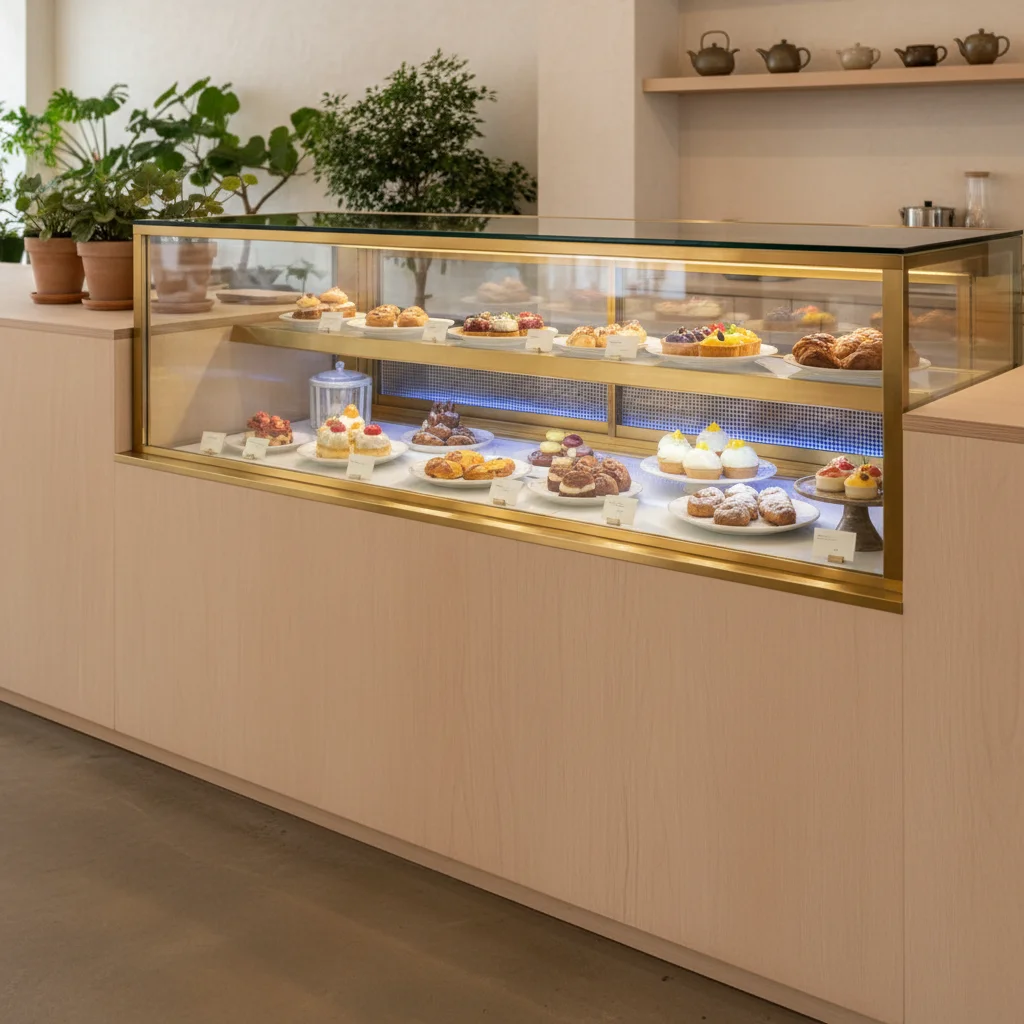 부산냉장쇼케이스 - 벽면과 15cm 띄우기