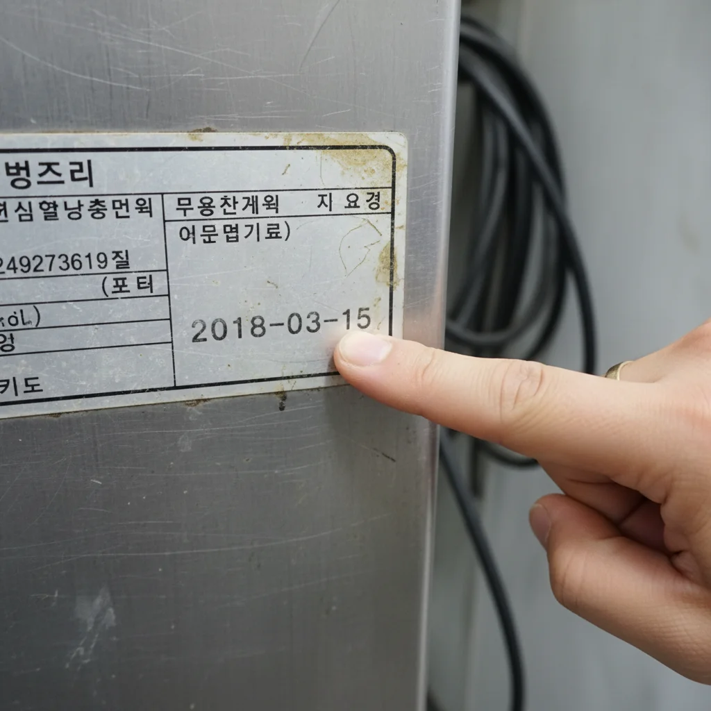 부산업소용냉장고 - 제조년월 확인 필수