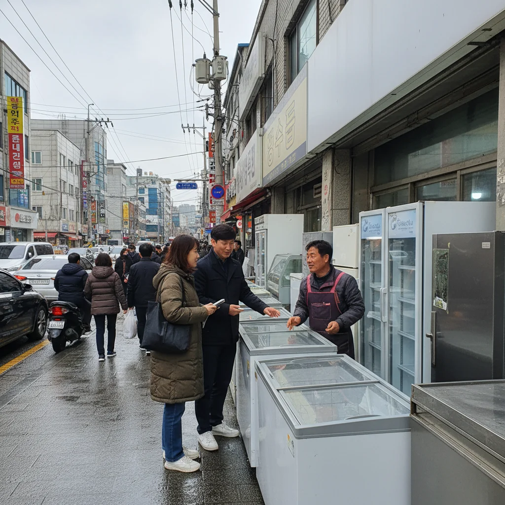부산냉동쇼케이스 - 부산 중고 주방 거리 탐방