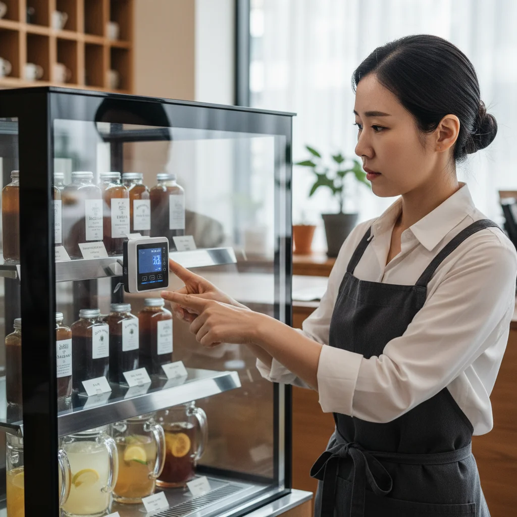 부산음료쇼케이스 - 온도 조절 체크 필수