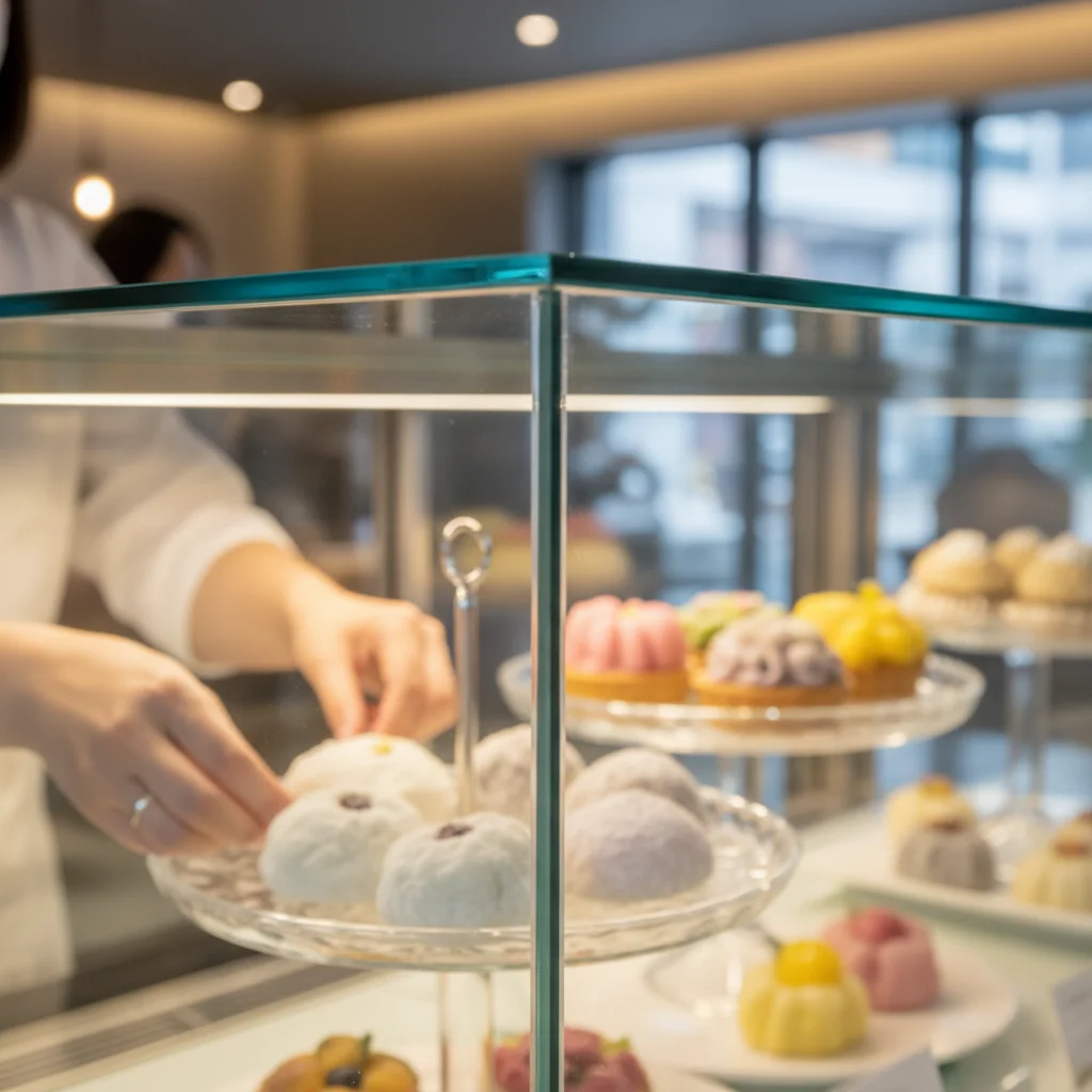 부산백화점쇼케이스 - UV 접합 디테일