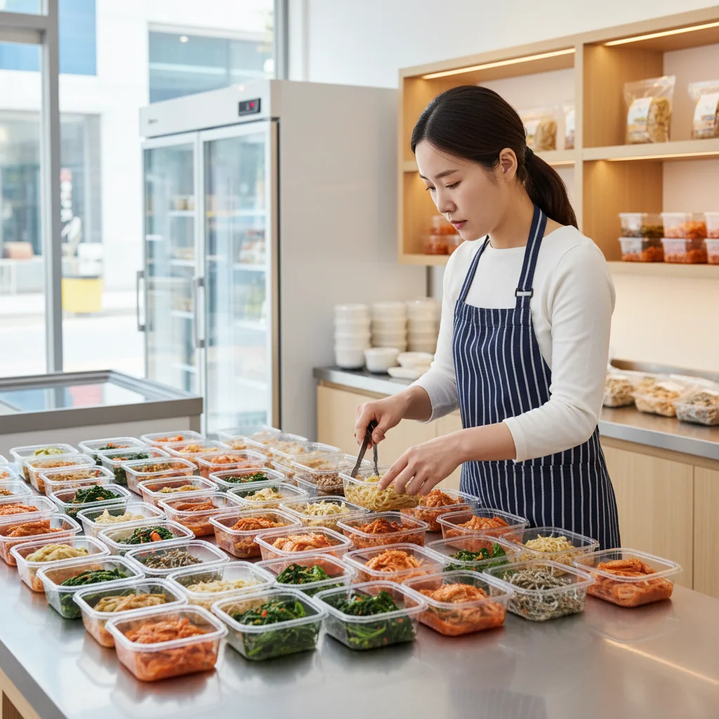 부산반찬가게오픈 - 1인 가구 맞춤 소포장