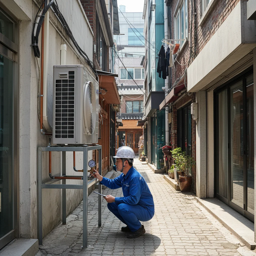 서울정육쇼케이스 - 실외기 별도 설치의 중요성