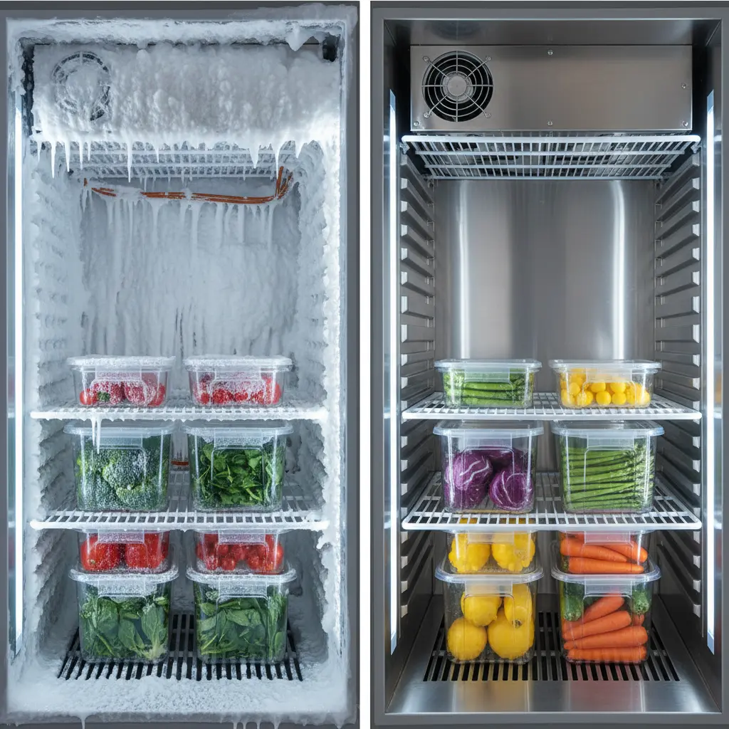 서울우성업소용냉장고 - 성에 없는 냉장고?