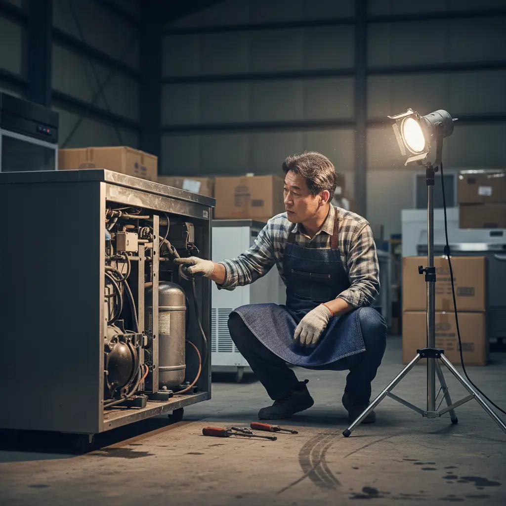 서울중고업소용냉동고 - 콤프레셔 확인 필수